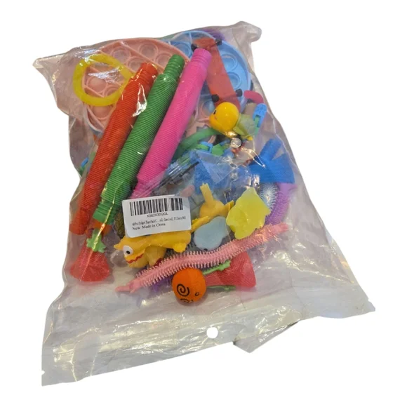 35 Pcs Colorful Pop It Fidget Toy Set - Picture 4 of 4